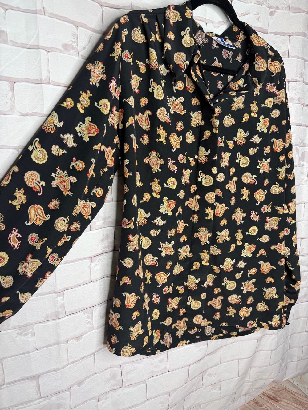 Pendleton Vintage Paisley Blouse – Women’s Size 10 Tall - Picture 2 of 10